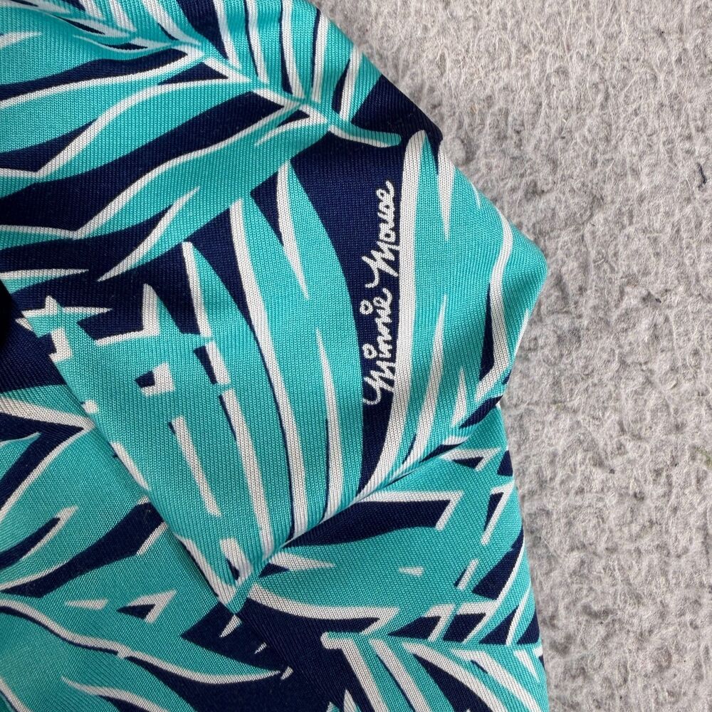 MINNIE MOUSE Lounge Pants Womens‎ Large Blue Disney Sleep PJ's Tropical - Picture 5 of 14
